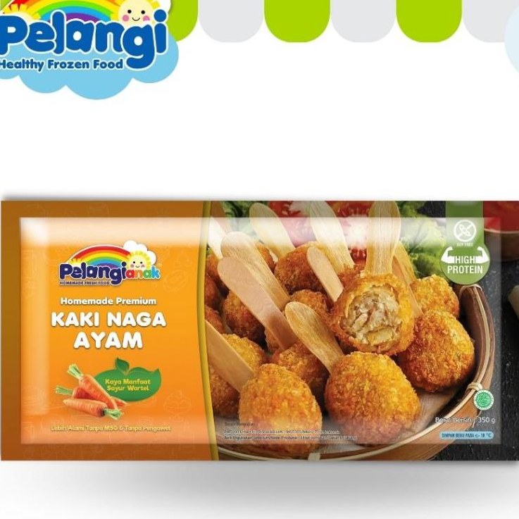 

Kaki Naga Ayam Non MSG - Pelangi Healthy Frozen Food