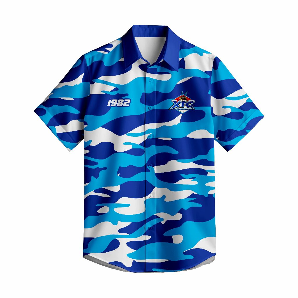 KEMEJA XTC CAMO / KEMEJA PRINTING XTC CAMO / KEMEJA SANTAI