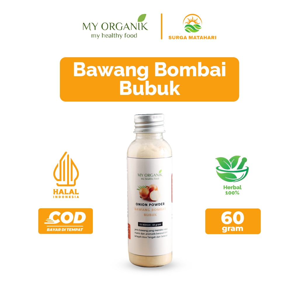 

My Organik Bawang Bombay Bubuk Premium Rempah Bubuk Premium Onion Powder 100% Asli