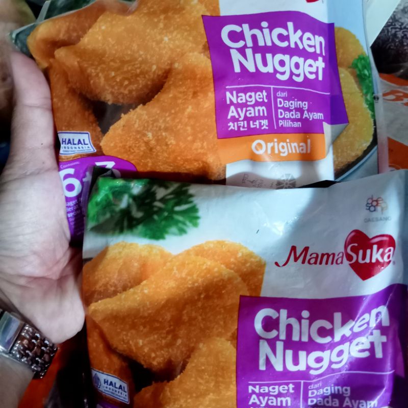 

Mama suka chicken nugget original 150grm