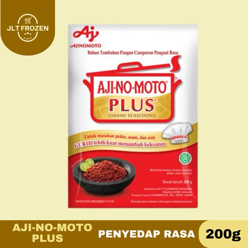 

Ajinomoto Plus / Penguat Rasa Umami Seasoning / Penyedap Rasa Gurih Umami Plus - 200g