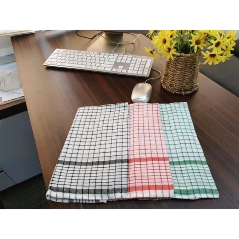 Serbet Dapur 1 Lusin Murah/ Kain Lap Dapur Tangan Murah 1 Lusin Cap Arjuna