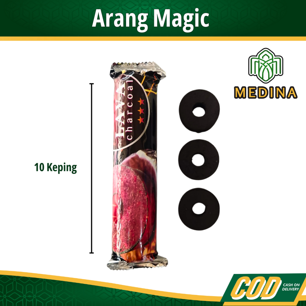 Arang Magic | Arang Bukhur | Arang Bakhoor | Arang Dupa Magic Lava Charcoal