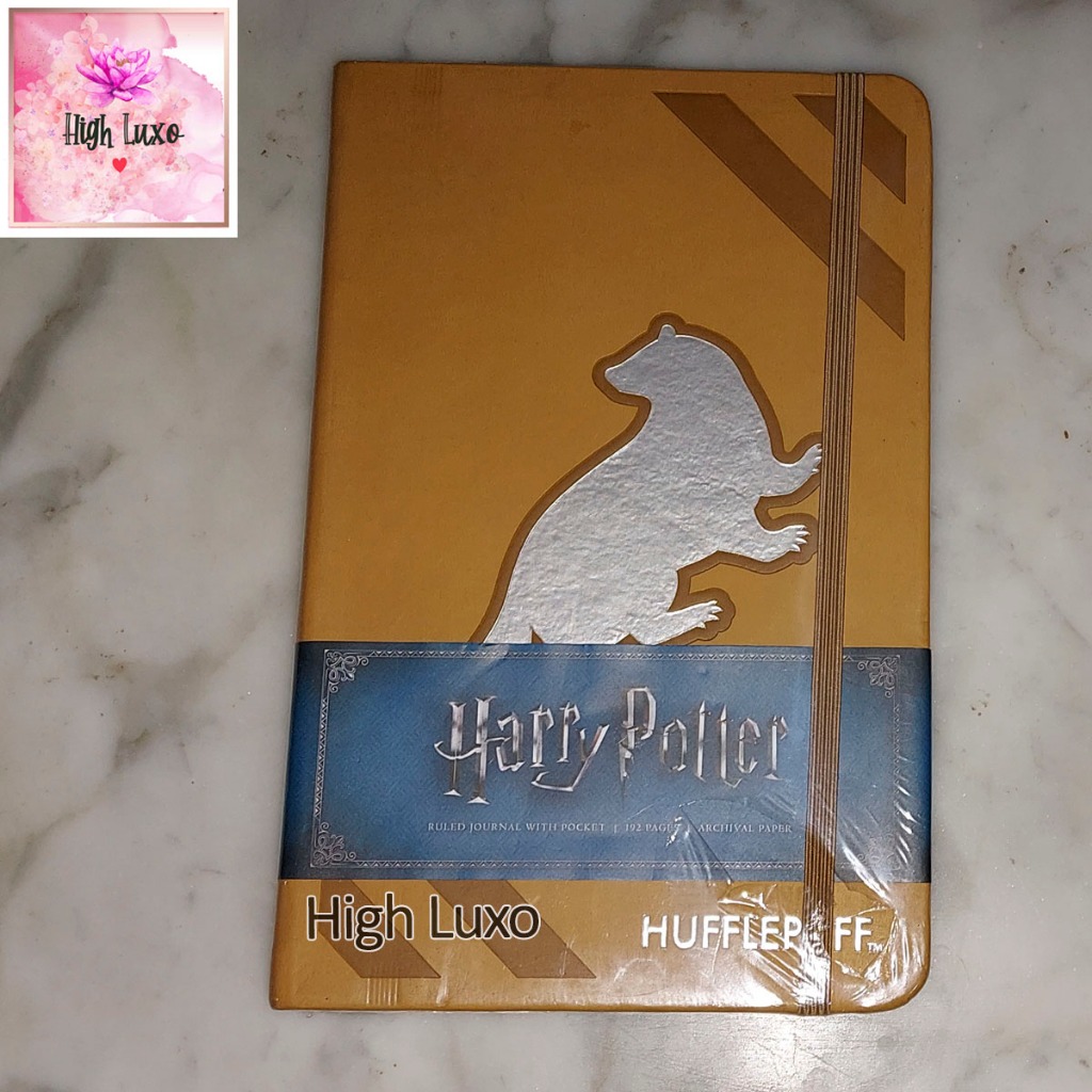 

Buku Jurnal Harry Potter Hufflepuff Ruled Journal With Pocket 192 Pages Archival Paper Hard Cover Hardcover Hard Cover Hardcover Book WITCH PENYIHIR IMPOR IMPORT ORIGINAL AUTHENTIC DIARY DIARI NOTE CATATAN COOL KEREN CUTE English LUXURY NOTEBOOK CLUB KLUB