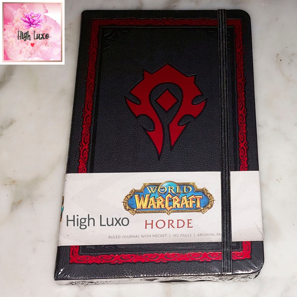 

Buku Jurnal World Of Warcraft Horde Ruled Journal With Pocket 192 Pages Redesign Gaming Archival Paper Hard Cover Hardcover Book WAR DUNIA GAME MAINAN MAIN IMPOR IMPORT ORIGINAL AUTHENTIC DIARY DIARI NOTE CATATAN COOL KEREN CUTE English LUXURY NOTEBOOK