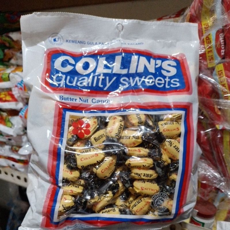 

Permen collin's butter nut rasa mentega kacang