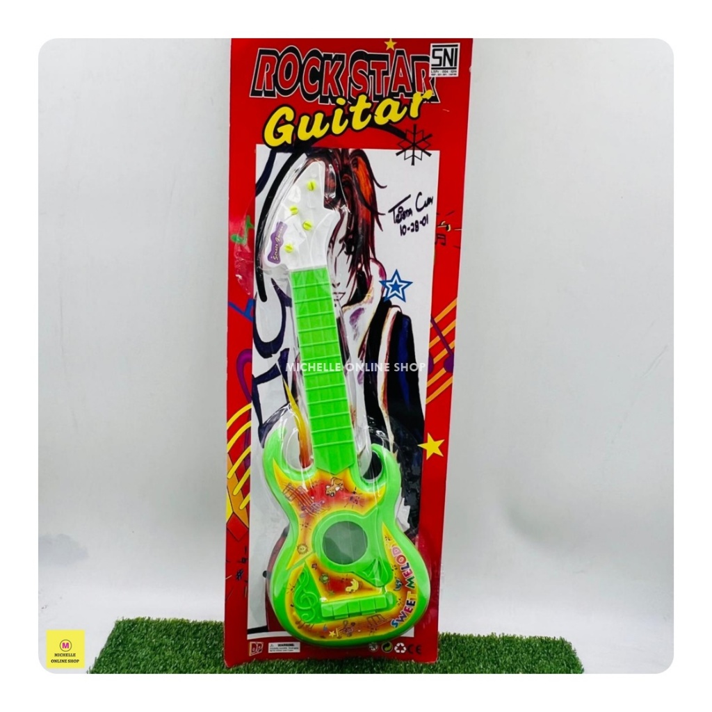 GROSIR mainan gitar plastik set / Gitar mainan anak