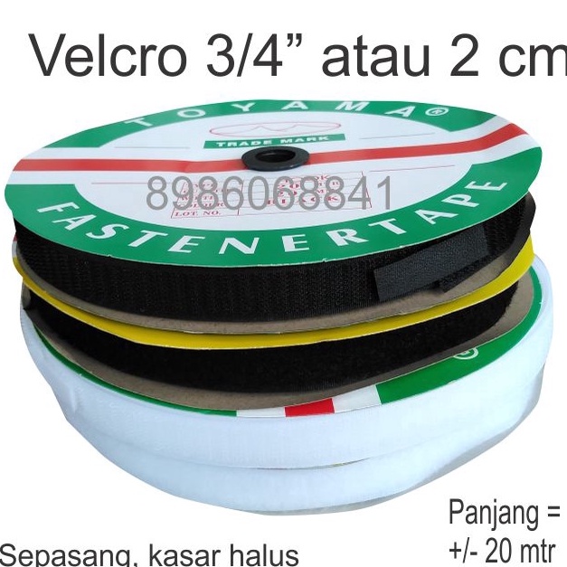 

Perekat Velcro Magic Tape Kretekan 34 ROLL KODE T1D5