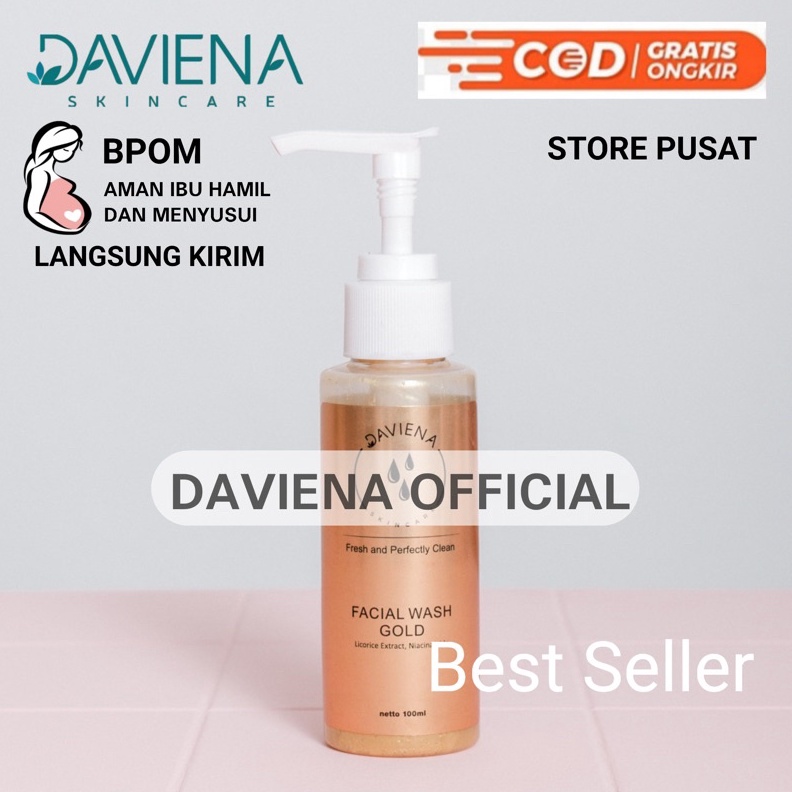FACIAL WASH GOLD  DAVIENA SKINCARE w O4B6