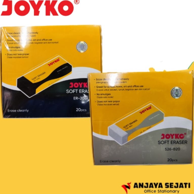 

Eraser Penghapus Joyko 2 Perpack isi 2pcs KODE P3O6