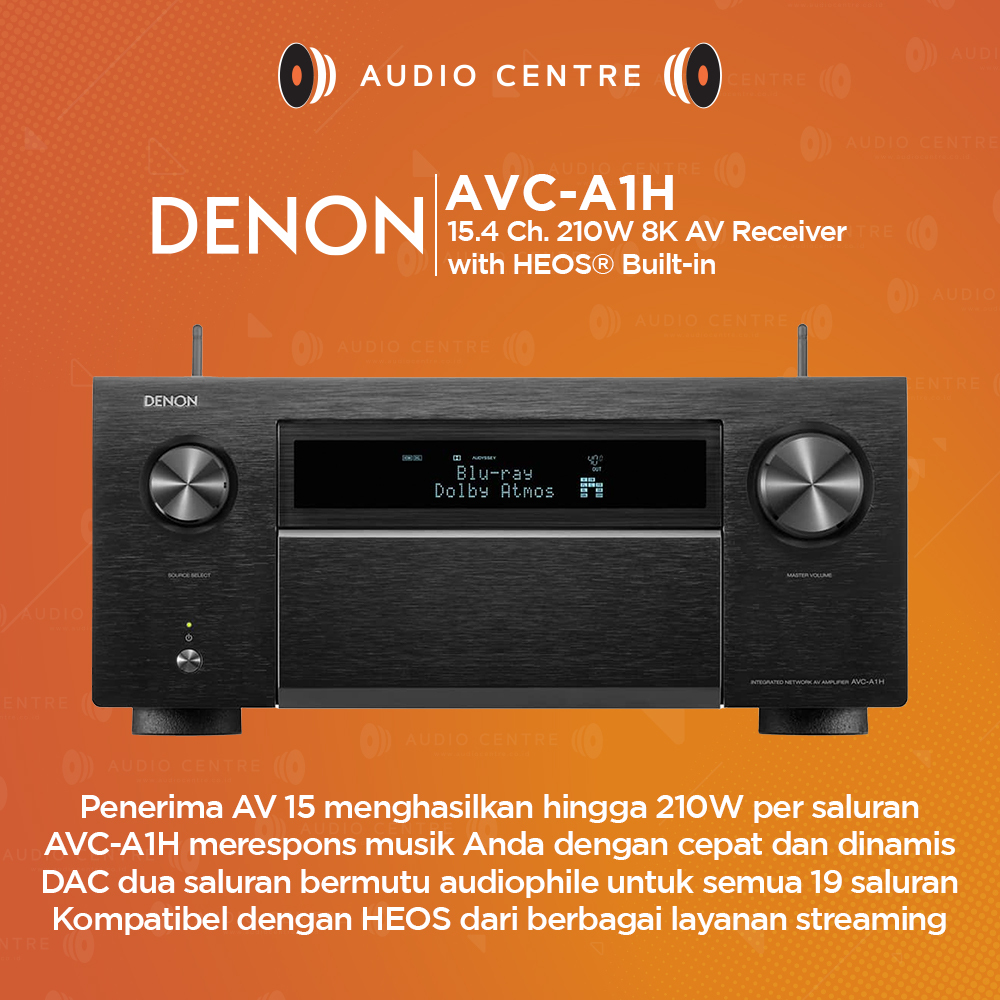 Denon AVC-A1H AVC A1H AV Receiver 15.4 ch HDR 10+ Dolby Atmos 4K 8K
