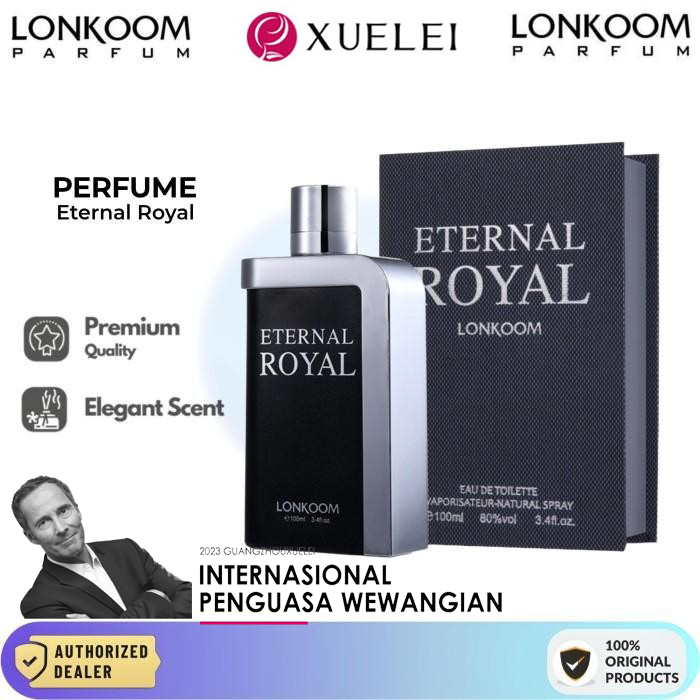 [Official] LONKOOM Eternal Royal 100ml Parfum Untuk Pria Woody EDT Tahan Lama wangi terwangi Perfume