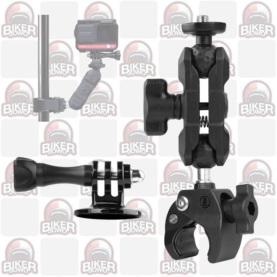 Osopro Bracket Insta 360 Action Camera Mounting Motor Cam Holder