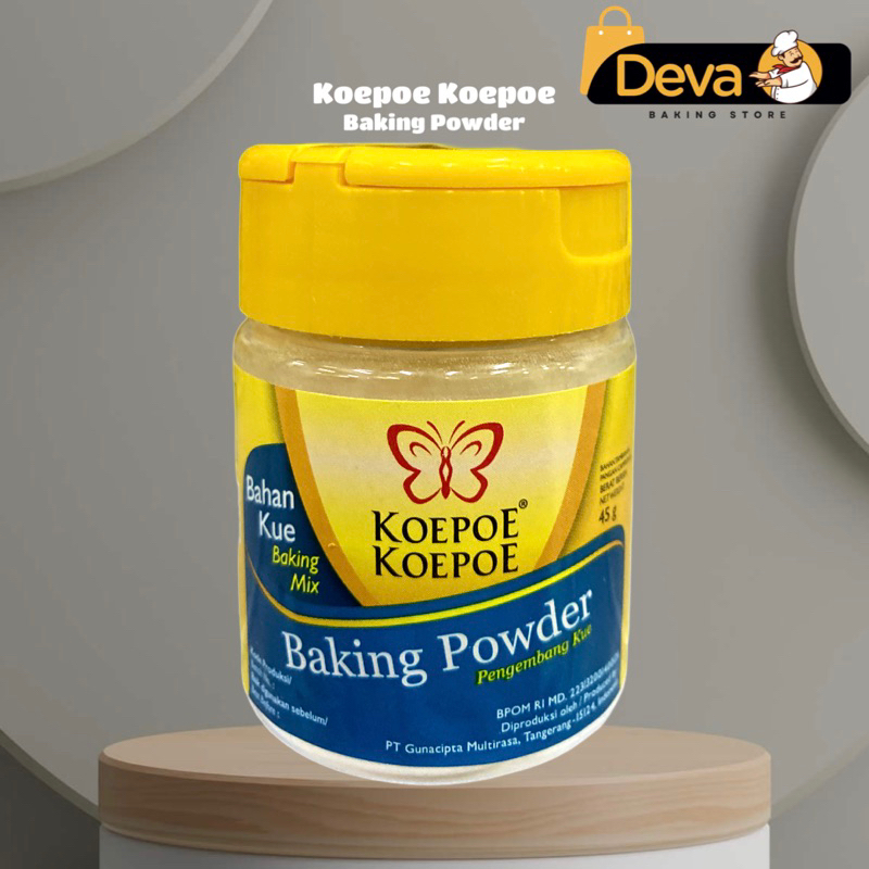 

Koepoe Koepoe Baking Powder - Kupu Kupu Pengembang Kue Bubuk 45gr