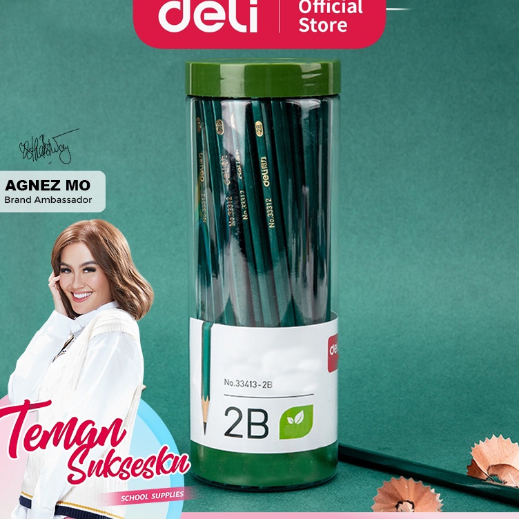

Deli Pensil 2B Graphite Pencil Ujian Isi 5 33413 KODE W7X1