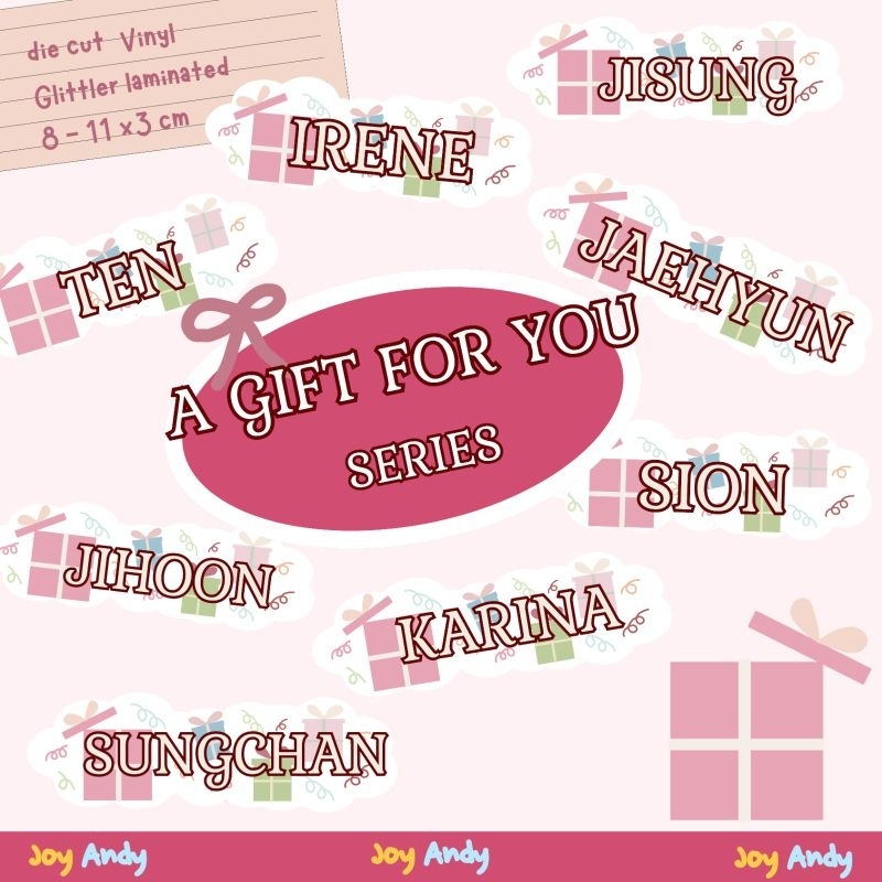 

A Gift For You Name Sticker by JOYANDY (Riize)