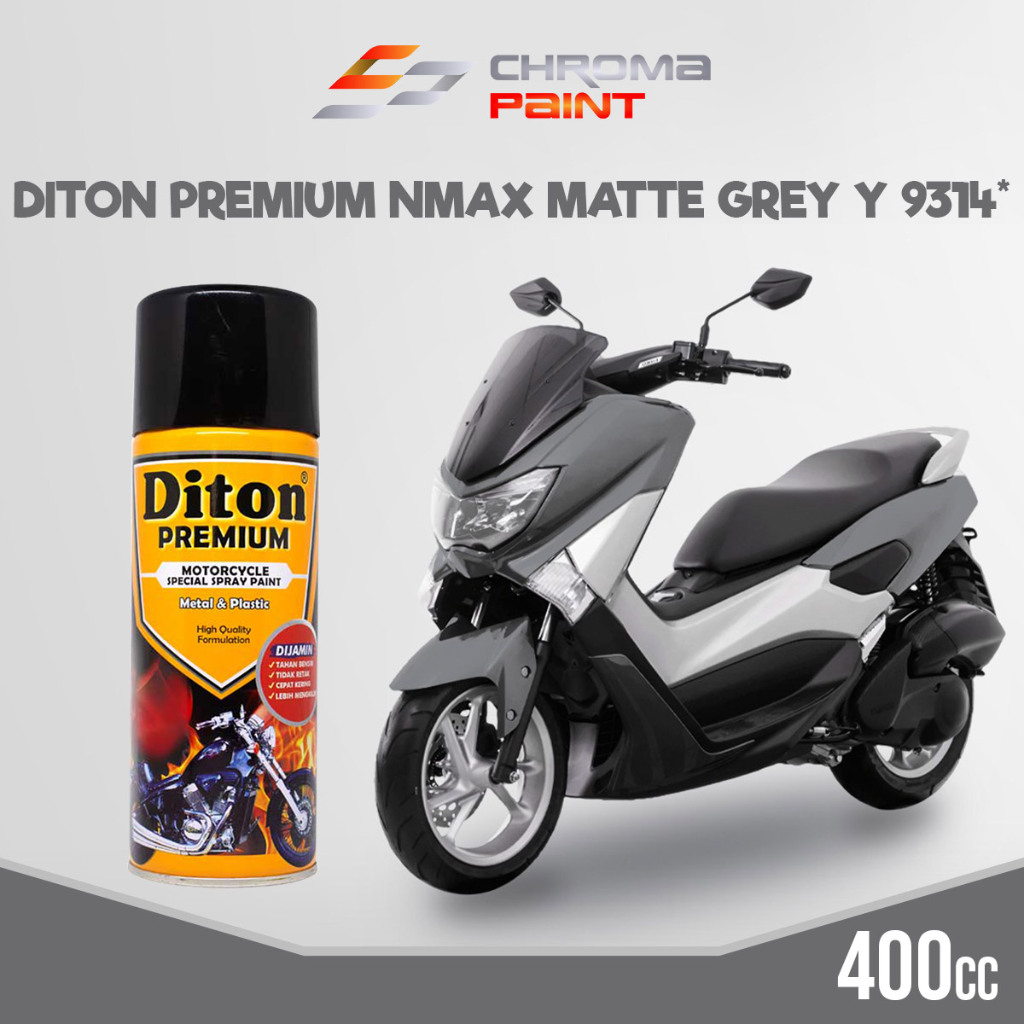 Cat Semprot Diton Premium Yamaha Color Warna Abu-abu - Nmax Matte Grey Y 9314