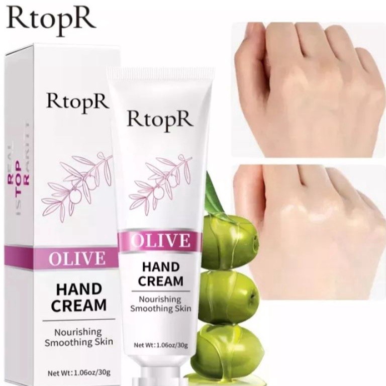 BPOM RtopR CREAM PERAWATAN TANGAN KERING PECAHPECAH KASAR KERIPUT  RtopR HAND CREAM MANGO OLIVE  x E