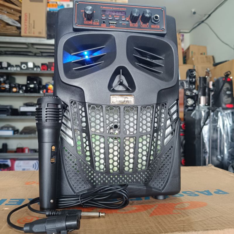 Speaker Bluetooth Karaoke Kimiso 8 inchi