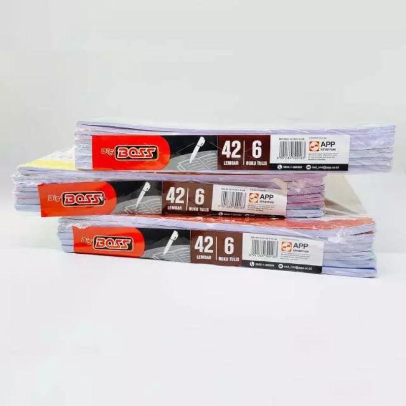 

1 Pack isi 6 Buku Tulis boss isi 42