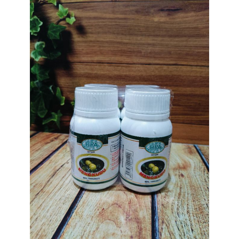 Mengkudu Kapsul HPA Malaysia (ASLI) | Herbal Darah Tinggi | Melancarkan peredaran darah isi  75 Kaps