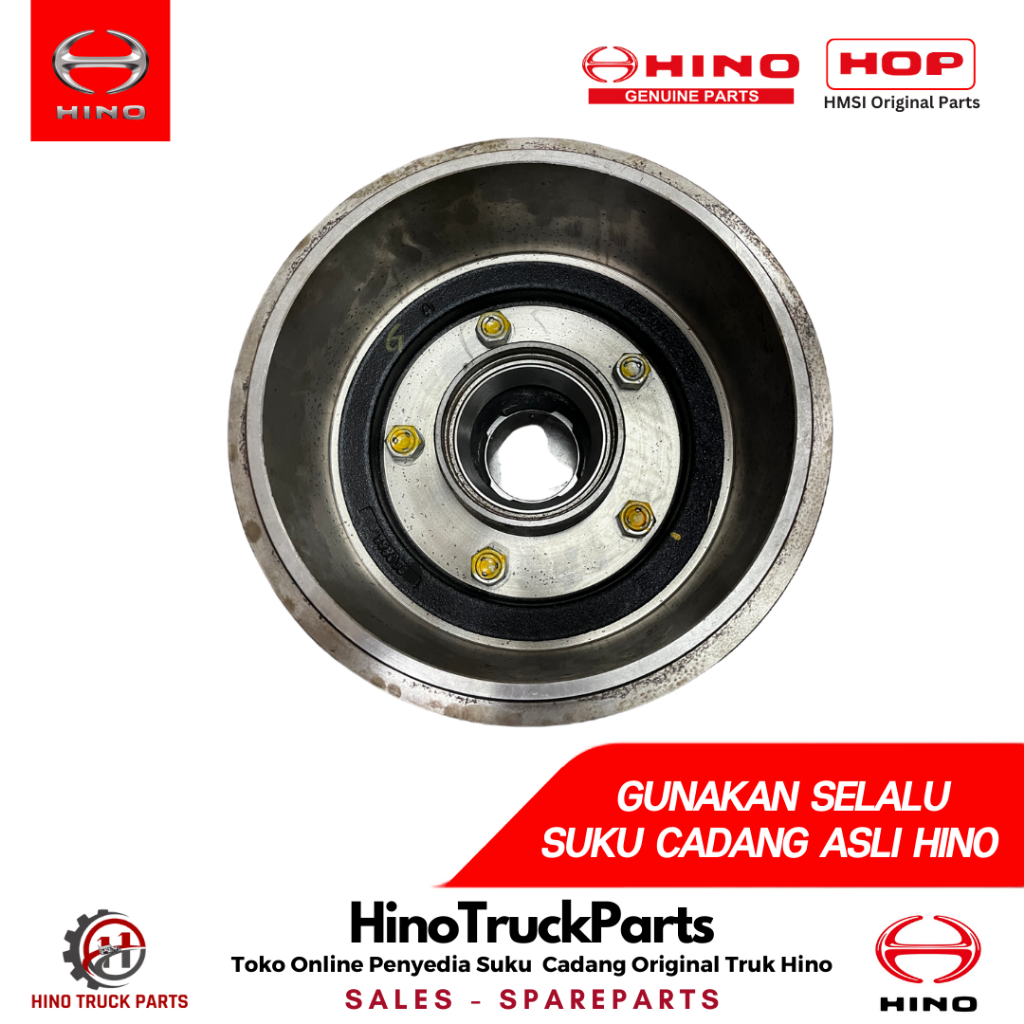 Tromol Belakang Kanan Hino Dutro Asli