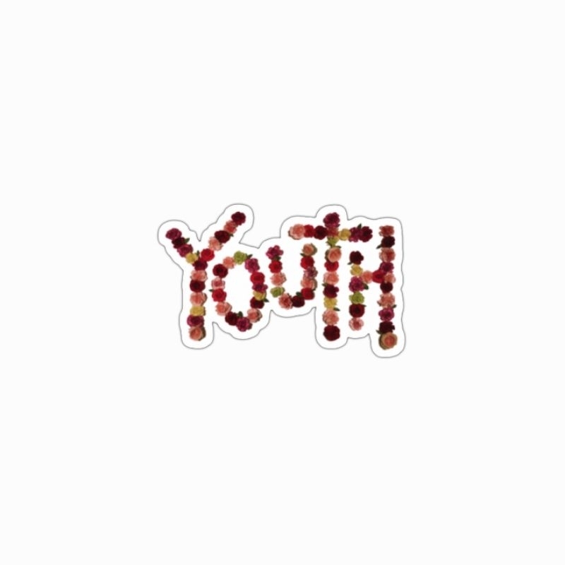 

sticker Citizen band youth flowers album cover stiker pop punk
