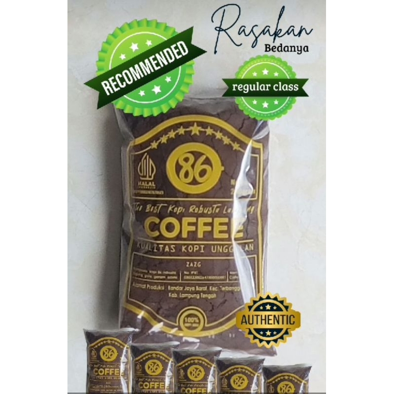

kopi bubuk 86 coffee kemasan 200g