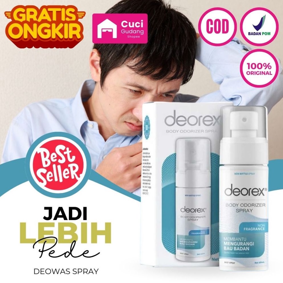 KODE B29S Tawas Ketiak Deodorant Tawas Deorex Original Penghilang Bau Badan Tawas Deodoran Spray Men