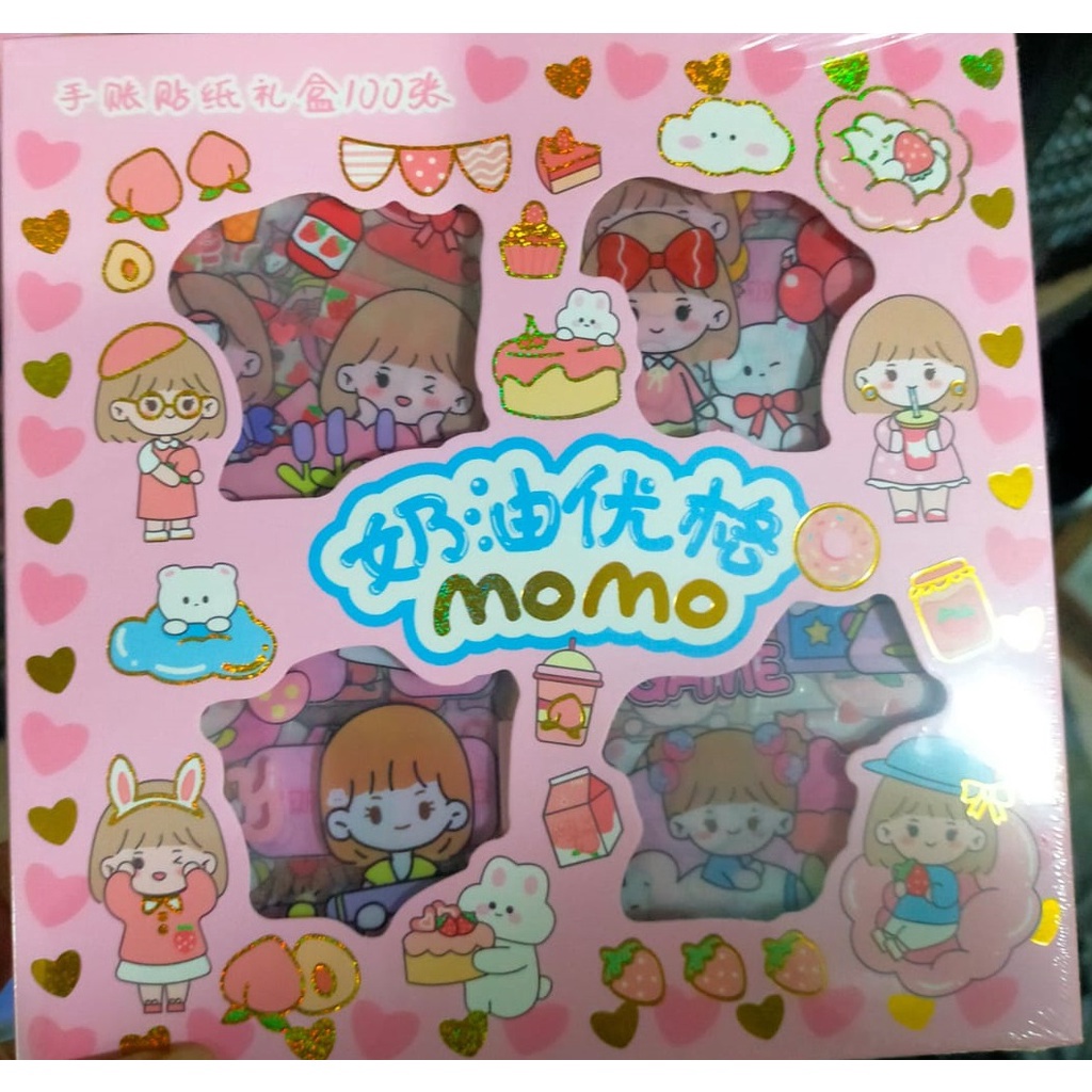 

DISCOUNT TODAY Sticker PVC Waterproof Sticker Dapat 1 Box Isi 1 Lembar