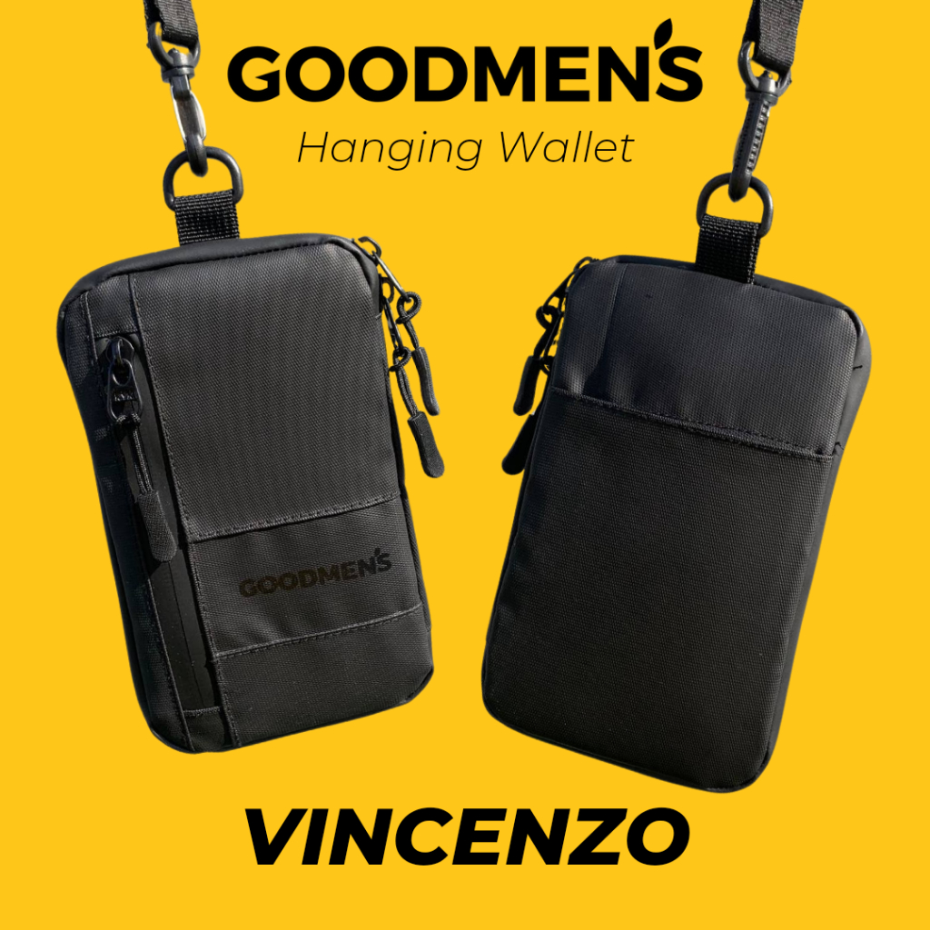 GOODMENS - Tas Dompet HP Gantung Leher - Dompet HP dan Uang - Tas Selempang HP VINCENZO