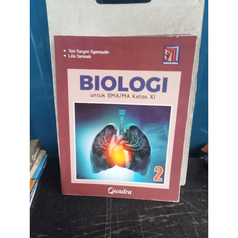 buku biologi kelas 2/11 SMA quadra kurikulum merdeka