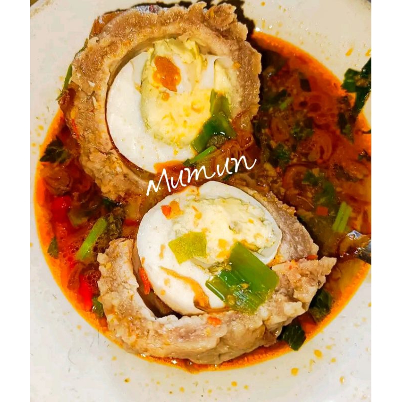 

BASO IKAN TONGKOL ISI TELOR DAPAT 5 KUAH MERAH