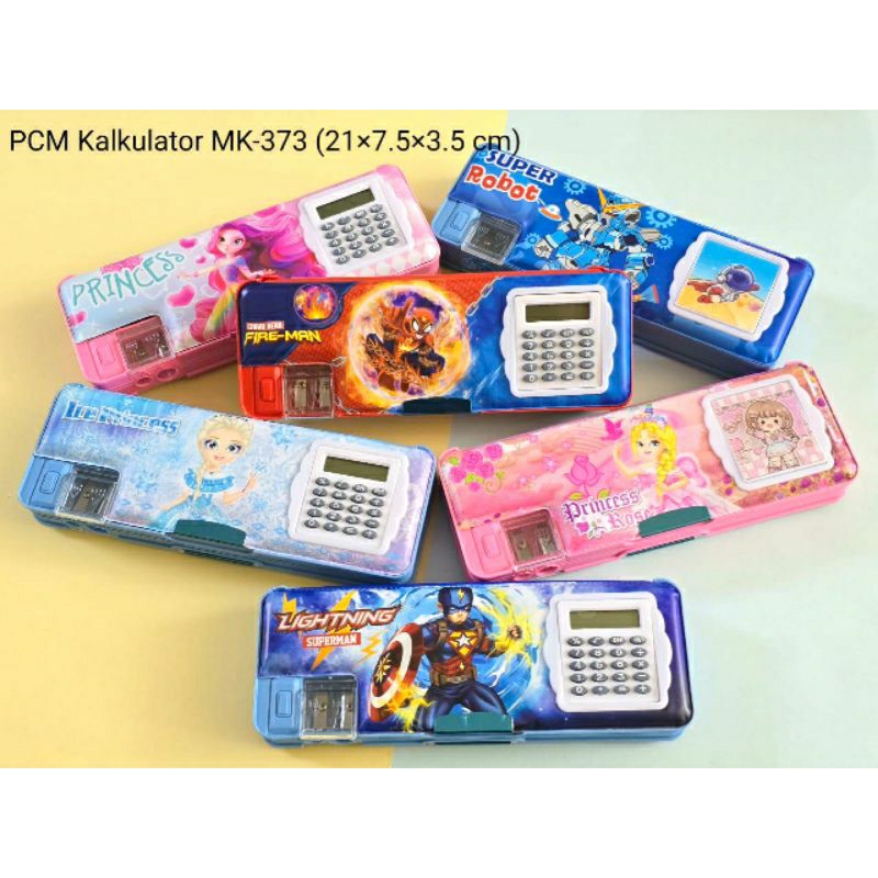 

1 Pcs Kotak Pensil Magnet MK 373 / pensil case anak lucu avenger, princess ,frozen