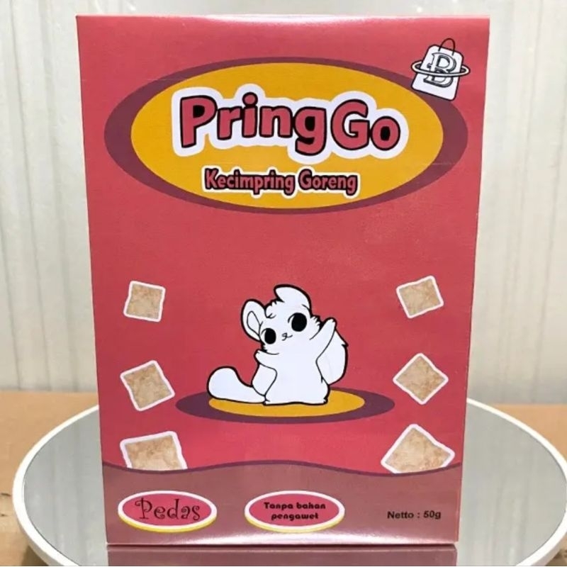 

PringGo snack kecimpring goreng kemasan ekonomis gurih renyah enak 50 gram