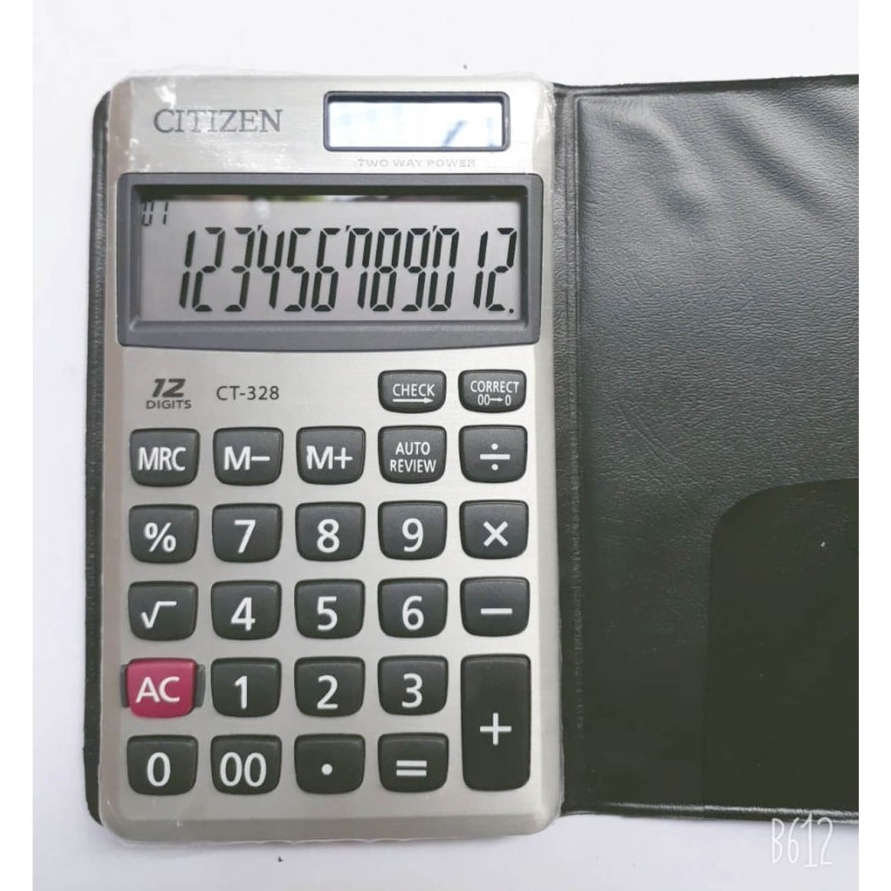 

TREND CITIZEN CT328 CALCULATOR POCKET 12 Digits Kalkulator Saku CT328 Cek Ulang