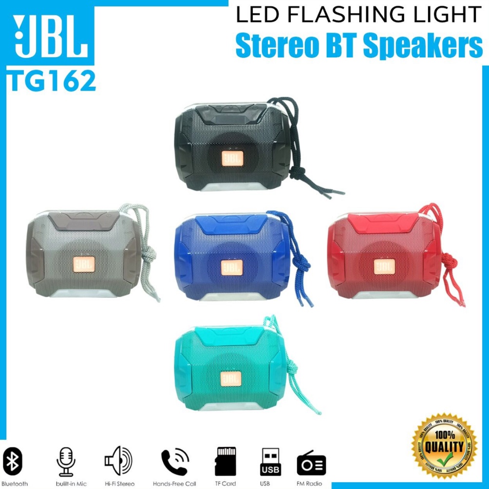 KODE K47Y MINI Speaker Bluetooth JBL TG162 Wireless Lampu LED Super Bass TG 162 Speaker Aktif