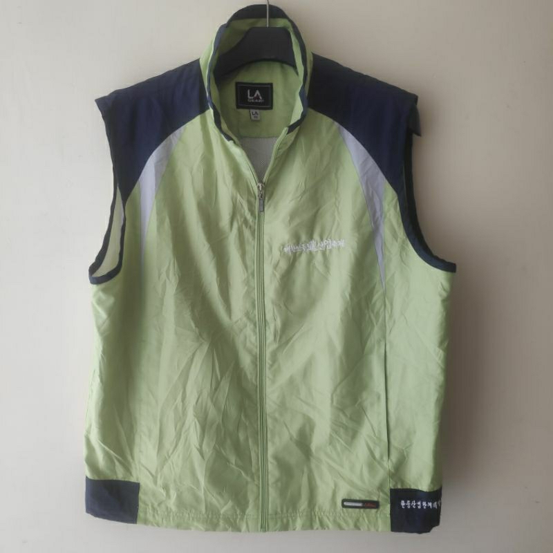VEST JACKET L A GEAR OUTDOOR HIJAU STABILO