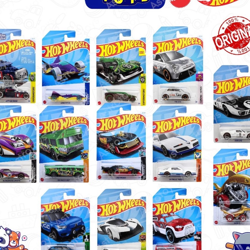 FG2 Hot Wheels Diecast Mobil Hotwheels Basic 164 Real Car All Lot Nissan  Mercedes  Toyota  Ford  Ho