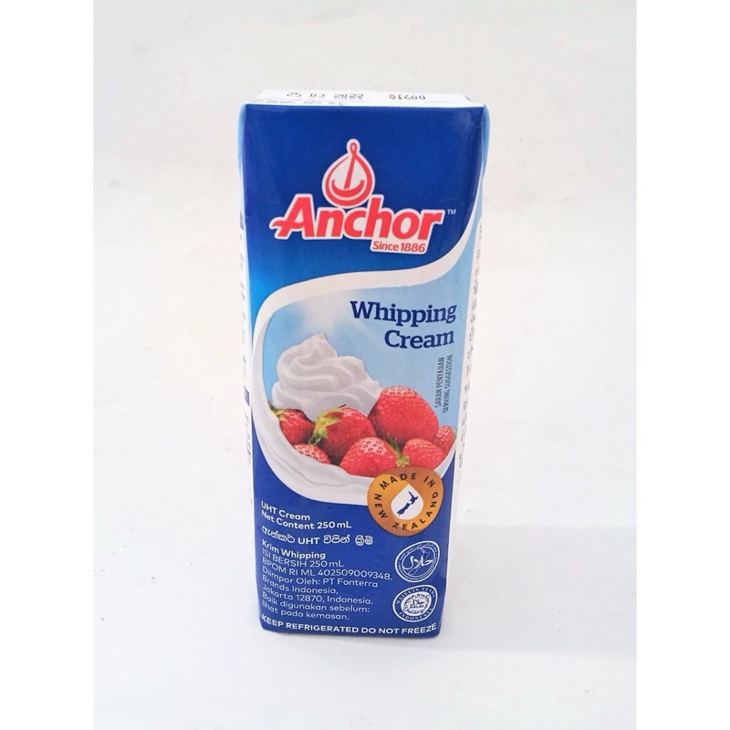 

Whipping Cream Anchor 250ml