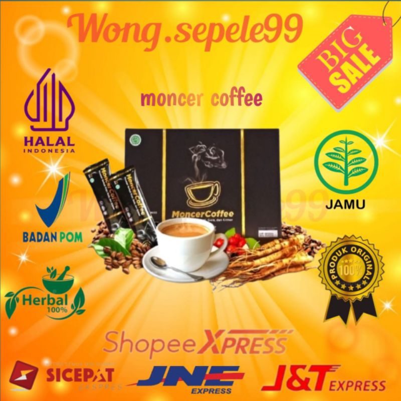 

Kopi Mooncerrr! Cofffeee! - Kopi Gingseng Gula Aren Original - Kopi Virall Herbal Dijamin Teruji Kualitasnya