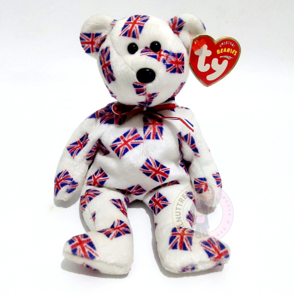 Boneka Teddy Bear TY Beanie Babies Jack Original