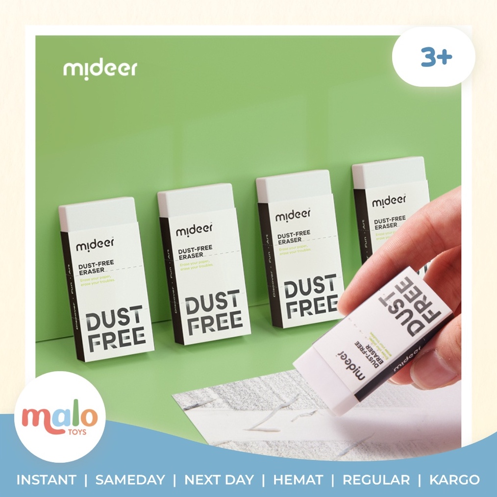 

SPESIAL BULAN INI MALOTOYS Mideer Eraser 3in1 Penghapus Karet Pensil Alat Tulis Anak Setip Stip Peralatan Sekolah Kantor Malo Toys
