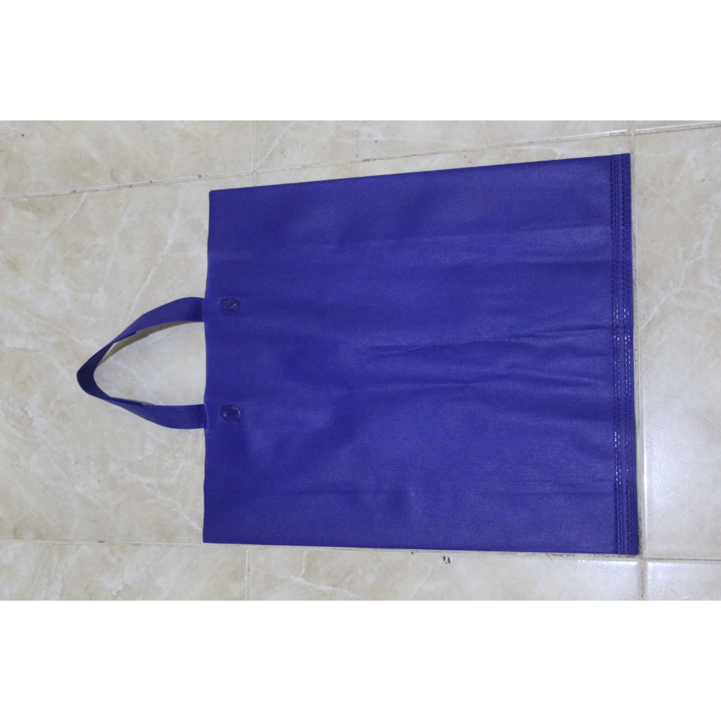 

tas belanja JUMBO BIRU murah tas kain spunnbod goodie bag tali