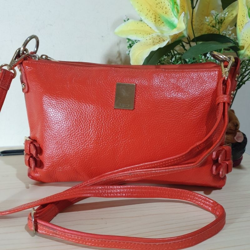 Tas Sling bag kulit asli Elegance Preloved