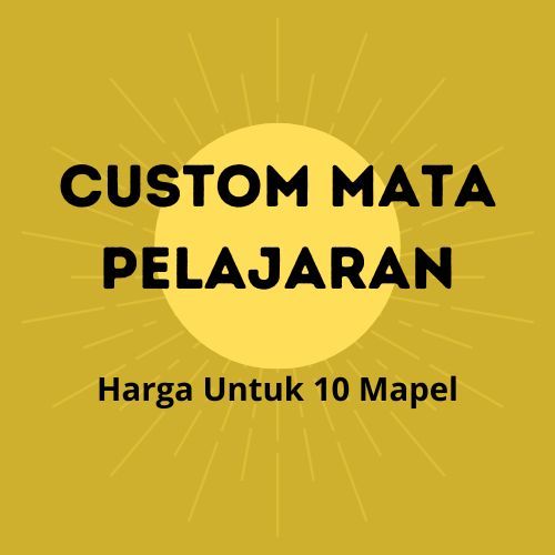 

Custom Tambahan Mata Pelajaran