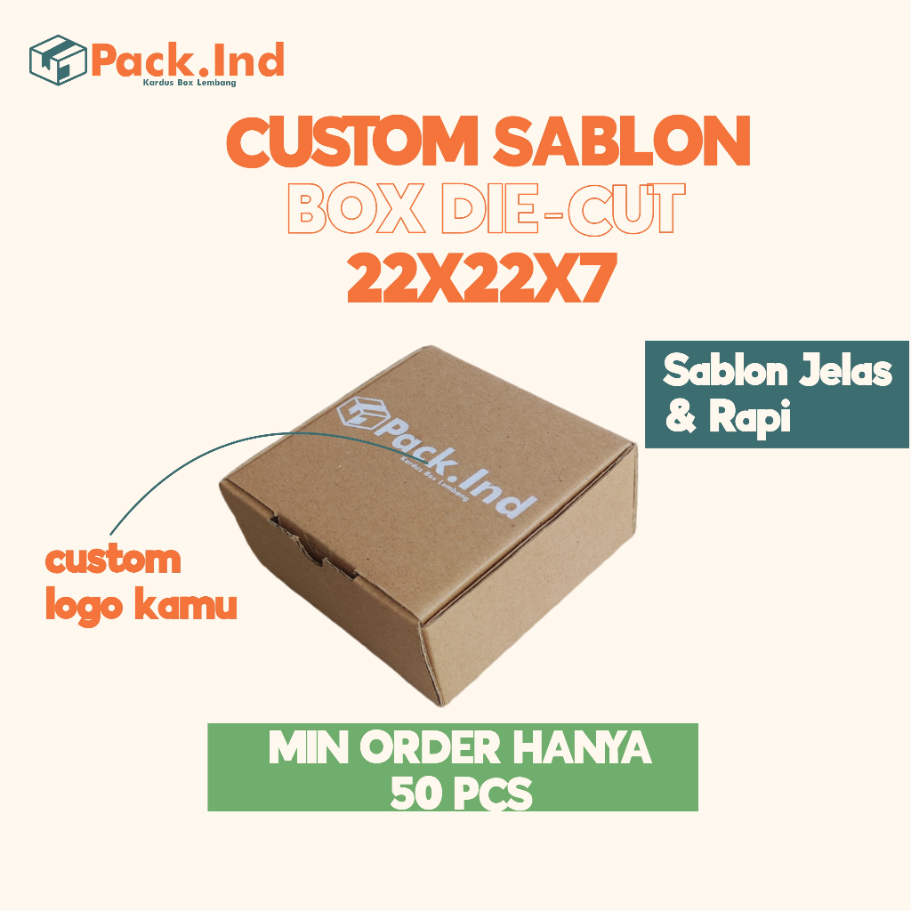 

(+SABLON) Kardus ukuran 22x22x7 | Box Die Cut | Kardus Packing | Box Kardus | Kardus Custom | Cetak Kardus Corrugated | Kardus Parfume