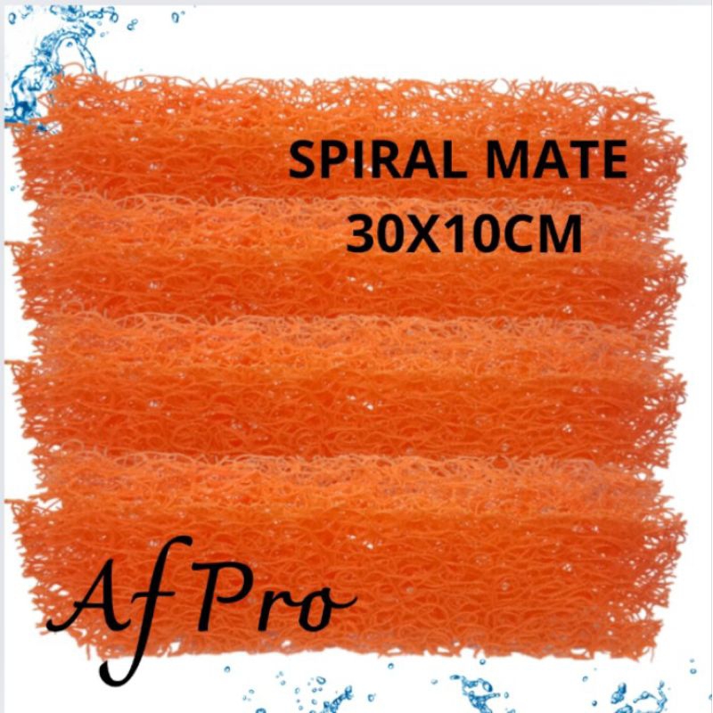 SPIRAL MATE / JAPMATE PREMIUM JAPMATE ORANGE 30x10CM MEDIA FILTER KOLAM AQUARIUM