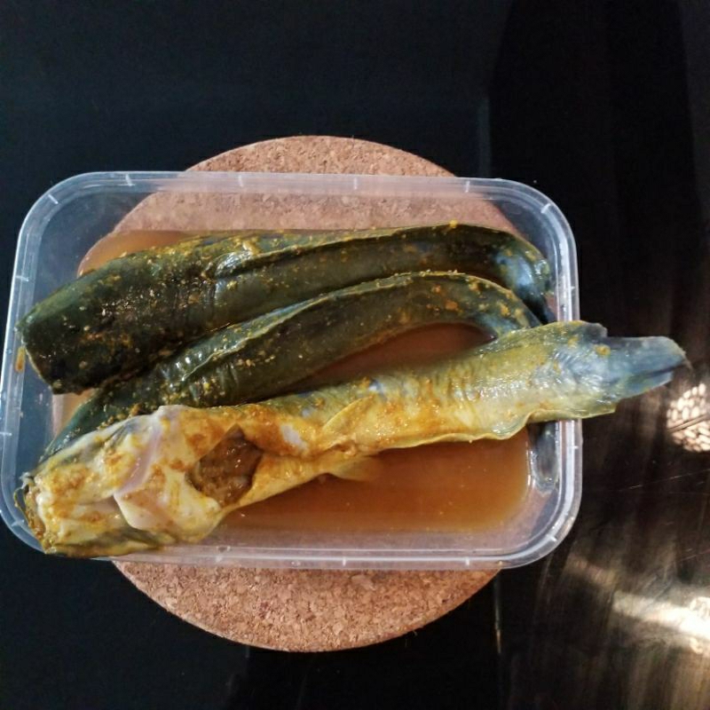 

Lele bumbu kuning siap goreng