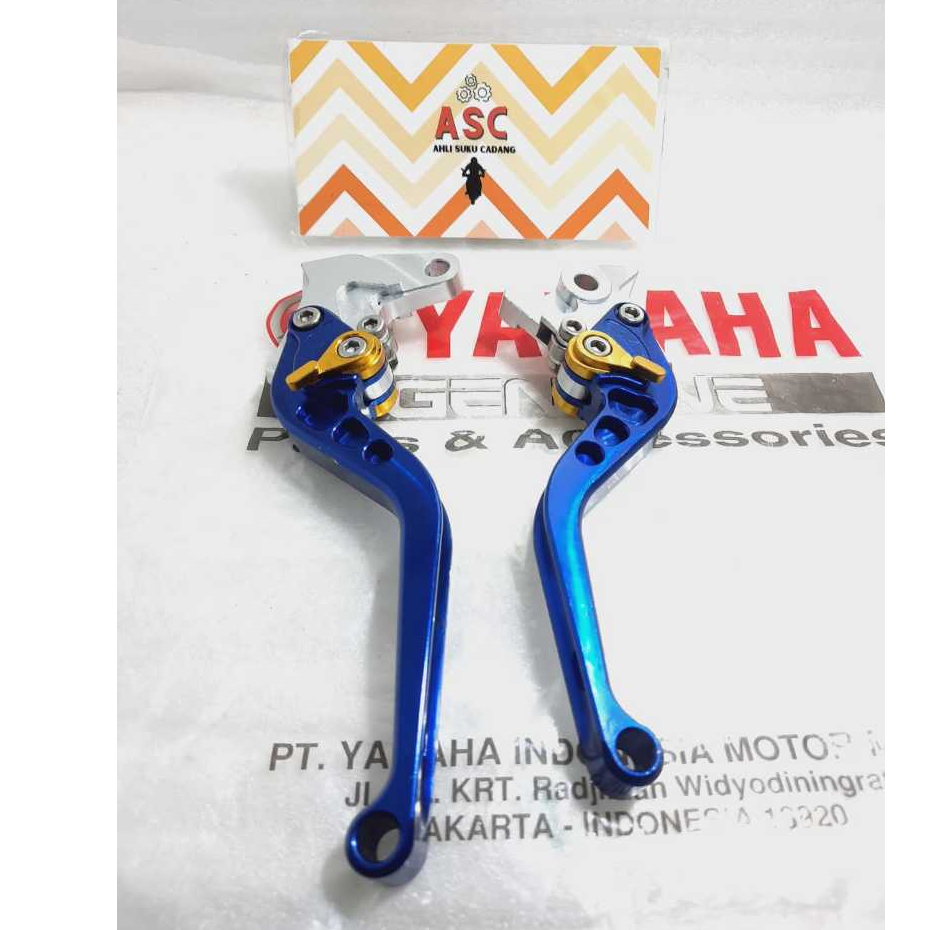 HANDLE HENDEL REM VARIASI YAMAHA MIO LAMA MIO J FINO SOUL XEON KARBU XRIDE YMAX BIRU BLUE SEPASANG M